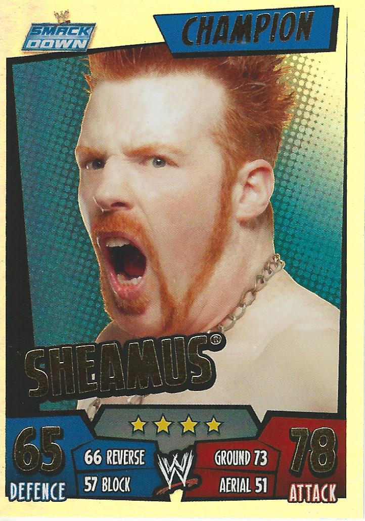 WWE Topps Slam Attax Rumble 2011 Champion Sheamus #13