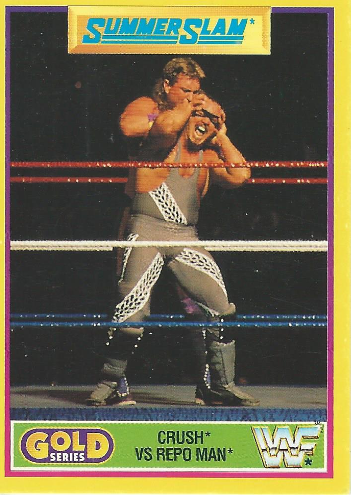 WWF Merlin Gold Series 2 1992 Crush vs Repo Man #14