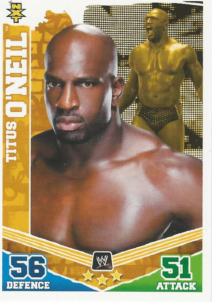 WWE Topps Slam Attax Mayhem 2010 Titus O'Neil NXT #150