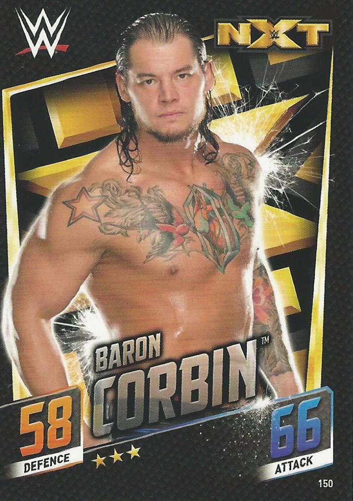 WWE Topps Slam Attax 2015 Then Now Forever Baron Corbin #150 NXT