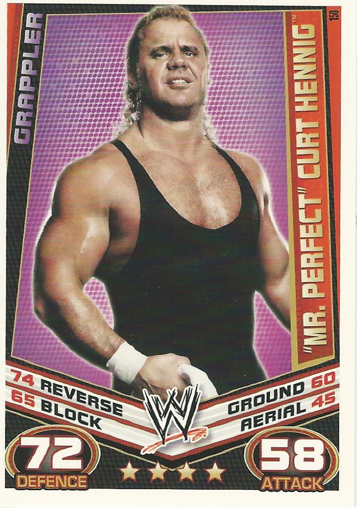 WWE Topps Slam Attax Rebellion 2012 Mr Perfect #150