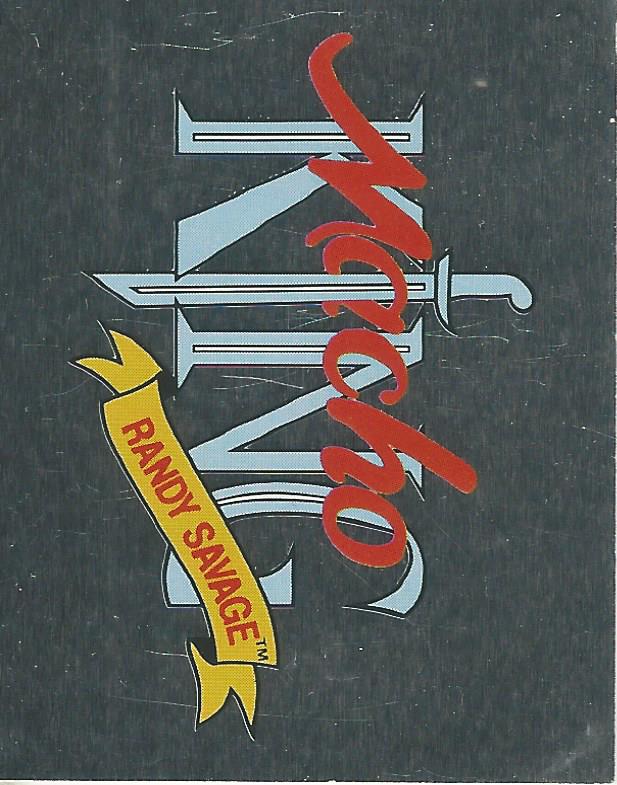 WWF Merlin Sticker Collection 1990 Macho Man Randy Savage #151