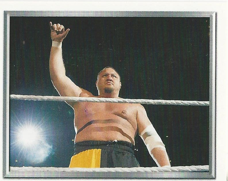 WWE Topps 2018 Stickers Samoa Joe #153