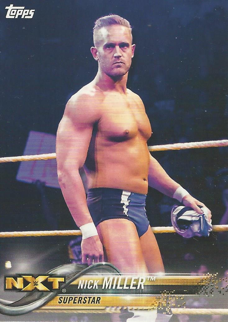WWE Topps Then Now Forever 2018 Nick Miller #153