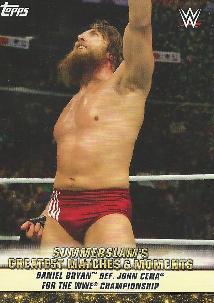 WWE Topps Summerslam 2019 Daniel Bryan GM-34 trading card PW Catalog