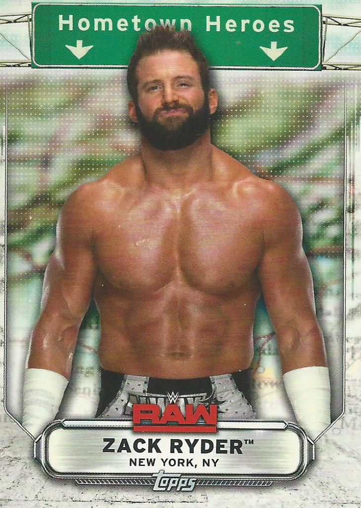 WWE Topps Raw 2019 Zack Ryder HH-39 trading card PW Catalog