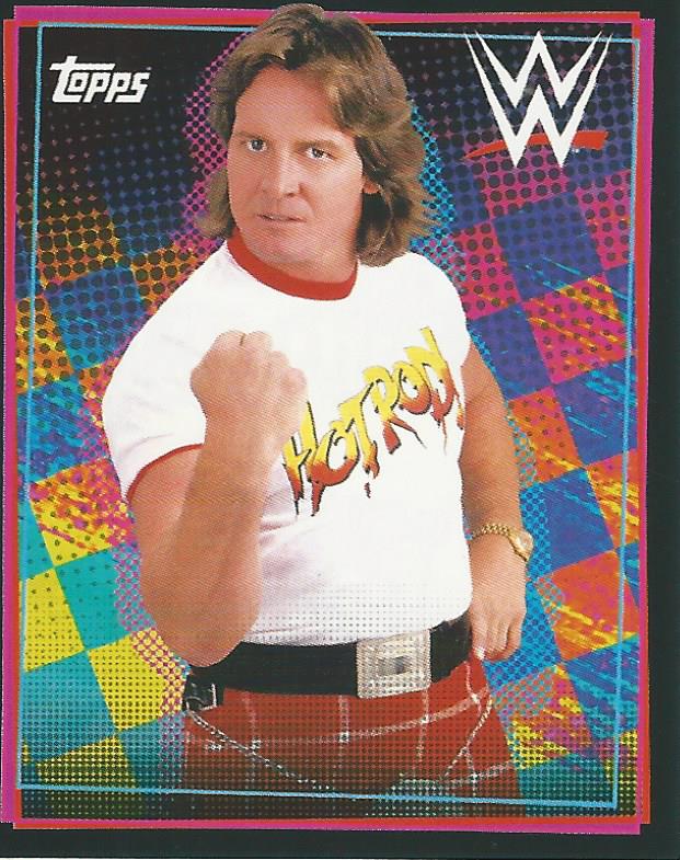 WWE Topps Road to Wrestlemania Stickers 2021 Rowdy Roddy Piper #153