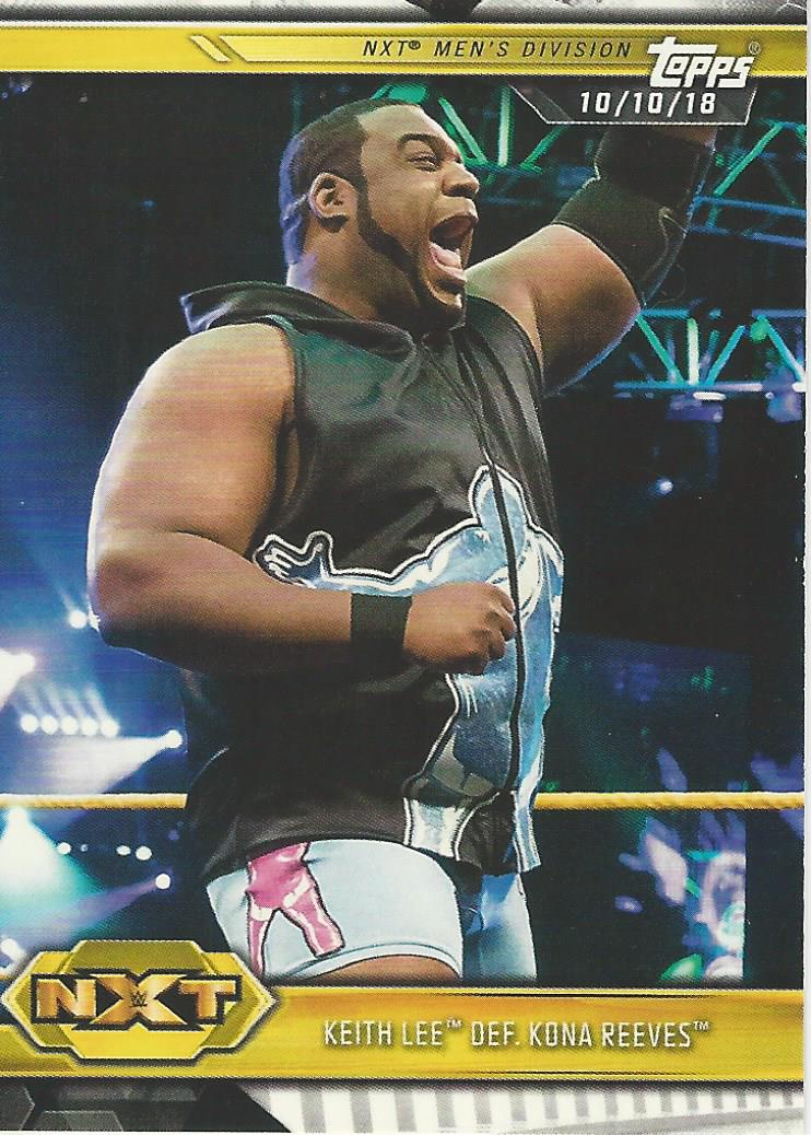 WWE Topps NXT 2019 Keith Lee #54