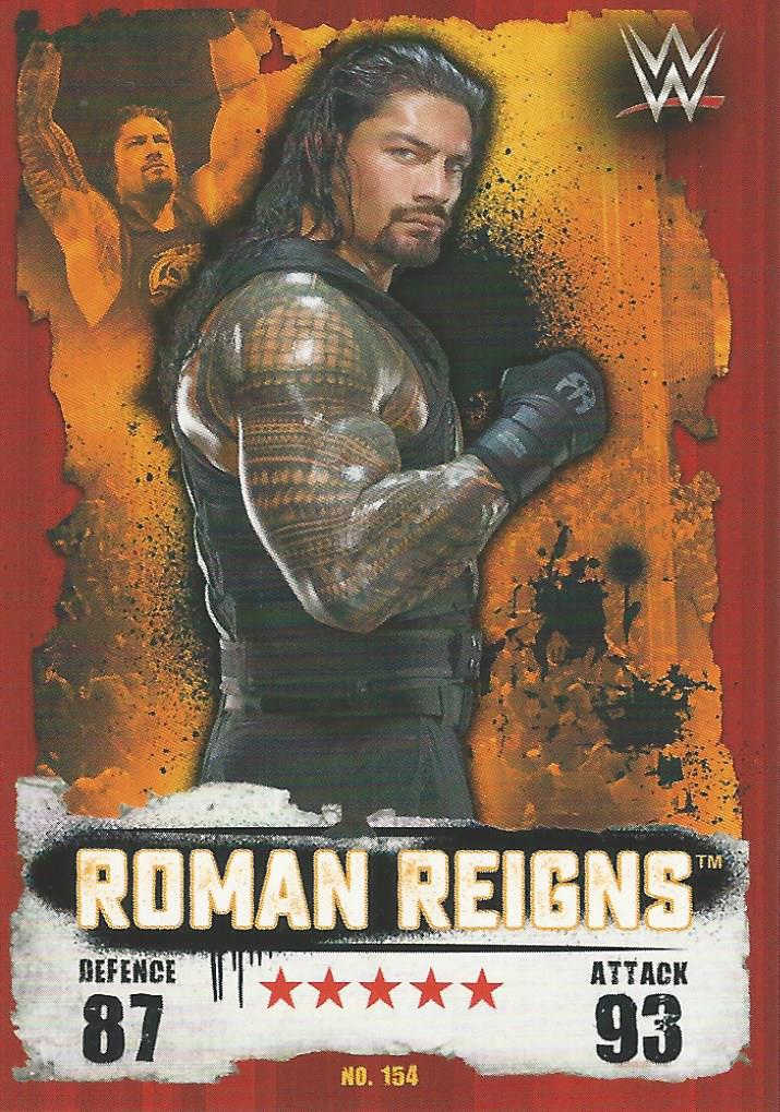 WWE Topps Slam Attax Takeover 2016 Roman Reigns #154