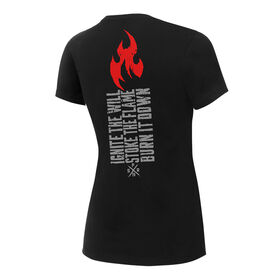 Seth Rollins "Ignite the Will" Women's Authentic T-Shirt T-Shirt PW Catalog