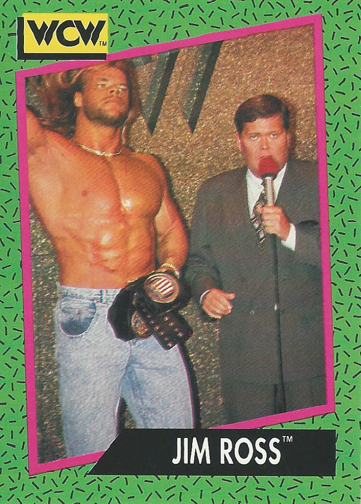 WCW Impel 1991 Jim Ross and Lex Luger #156
