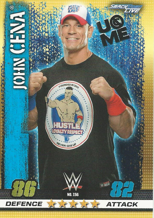 WWE Topps Slam Attax 10th Edition 2017 John Cena #156