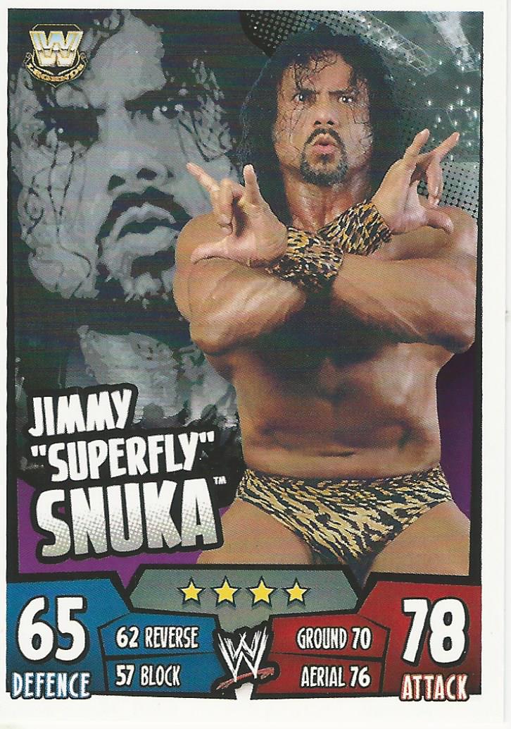 WWE Topps Slam Attax Rumble 2011 Superfly Jimmy Snuka #156