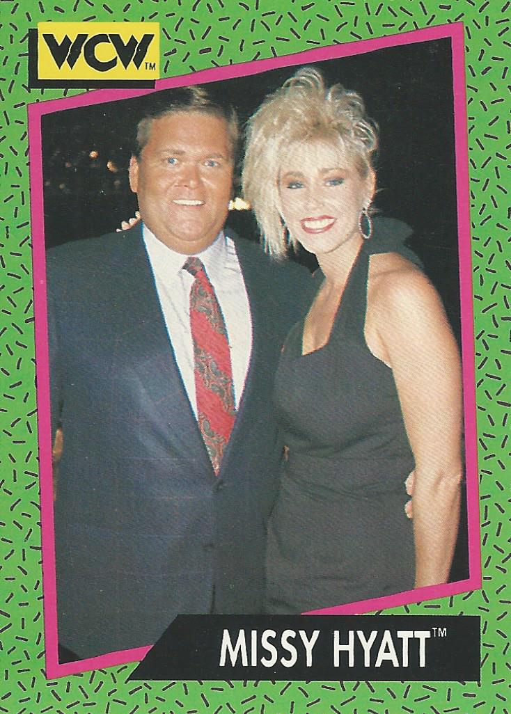 WCW Impel 1991 Missy Hyatt and Jim Ross #157