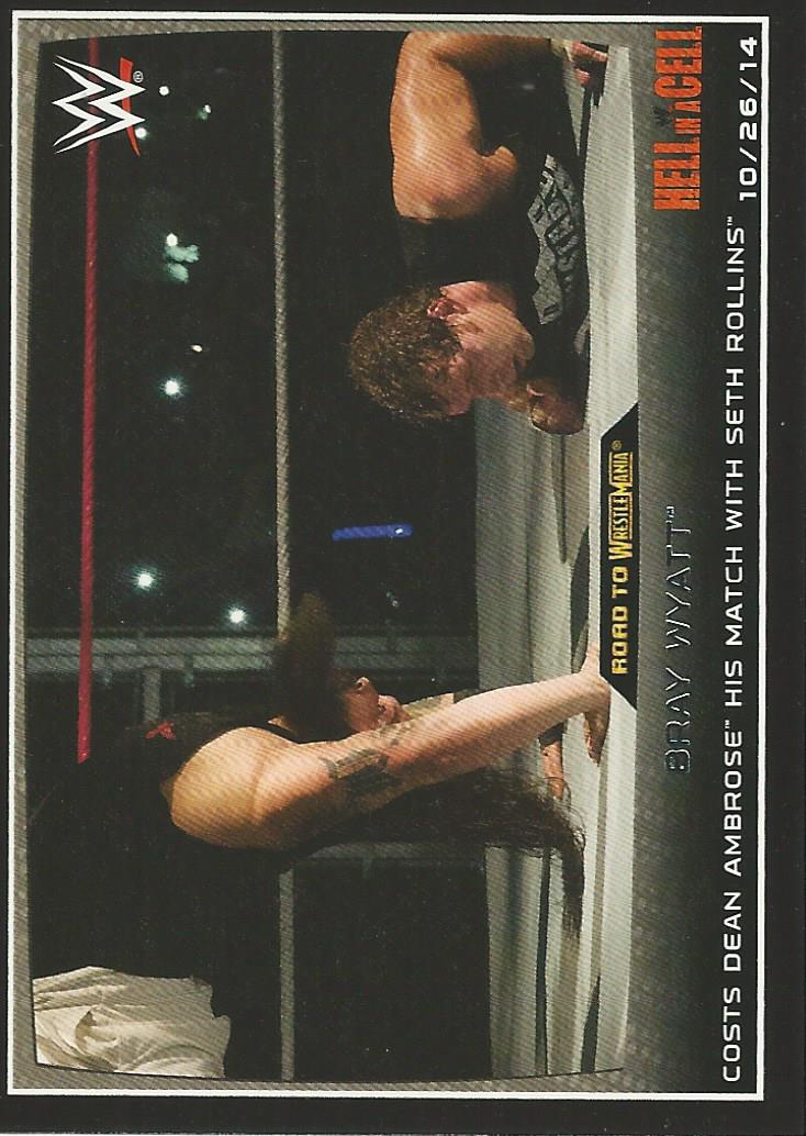 WWE Topps Road to Wrestlemania 2015 Bray Wyatt #57