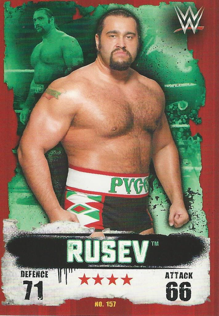 WWE Topps Slam Attax Takeover 2016 Rusev #157