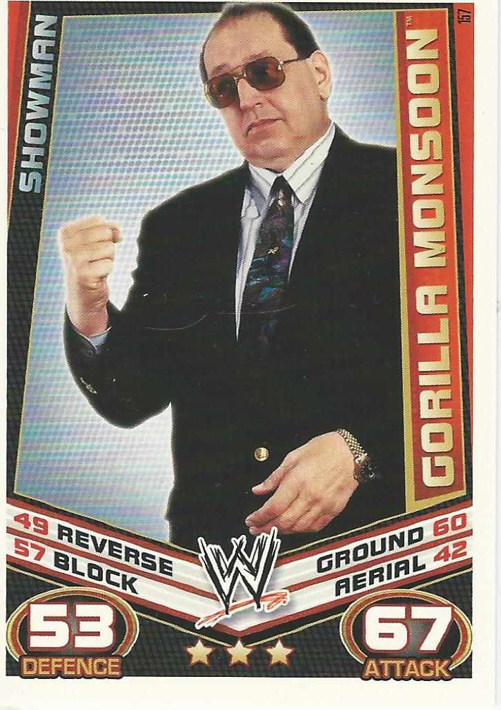 WWE Topps Slam Attax Rebellion 2012 Gorilla Monsoon #157