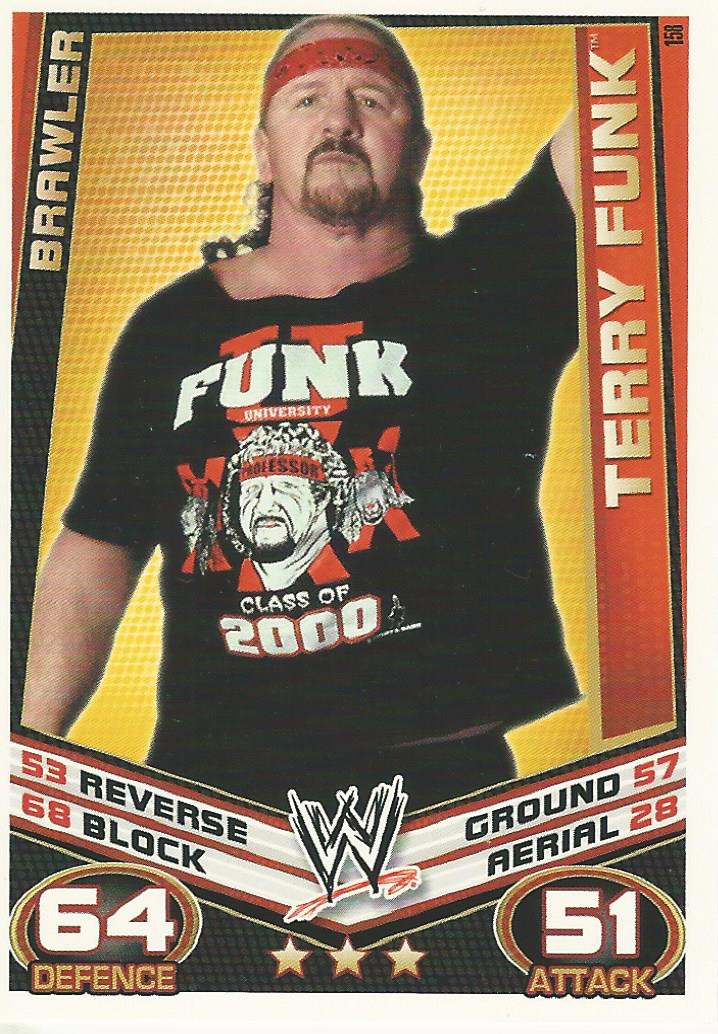 WWE Topps Slam Attax Rebellion 2012 Terry Funk #158