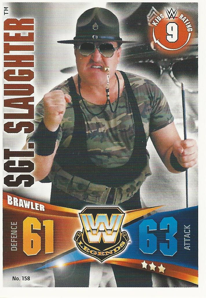 WWE Topps Slam Attax Rivals 2014 SGT Slaughter #158