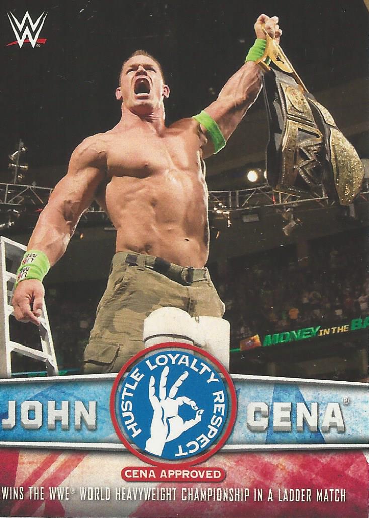 WWE Topps Then Now Forever 2017 John Cena 36 of 40