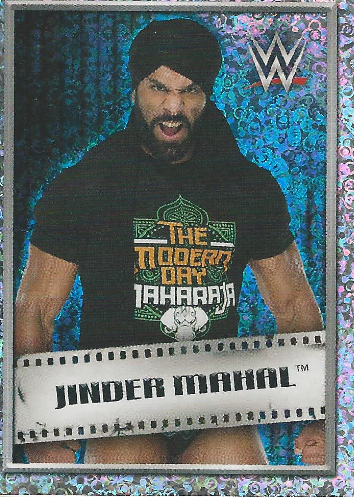 WWE Topps 2018 Stickers Jinder Mahal Foil #15
