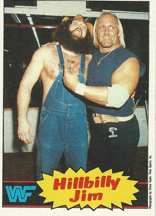 WWF Topps Wrestling Cards 1985 Hillbilly Jim #15