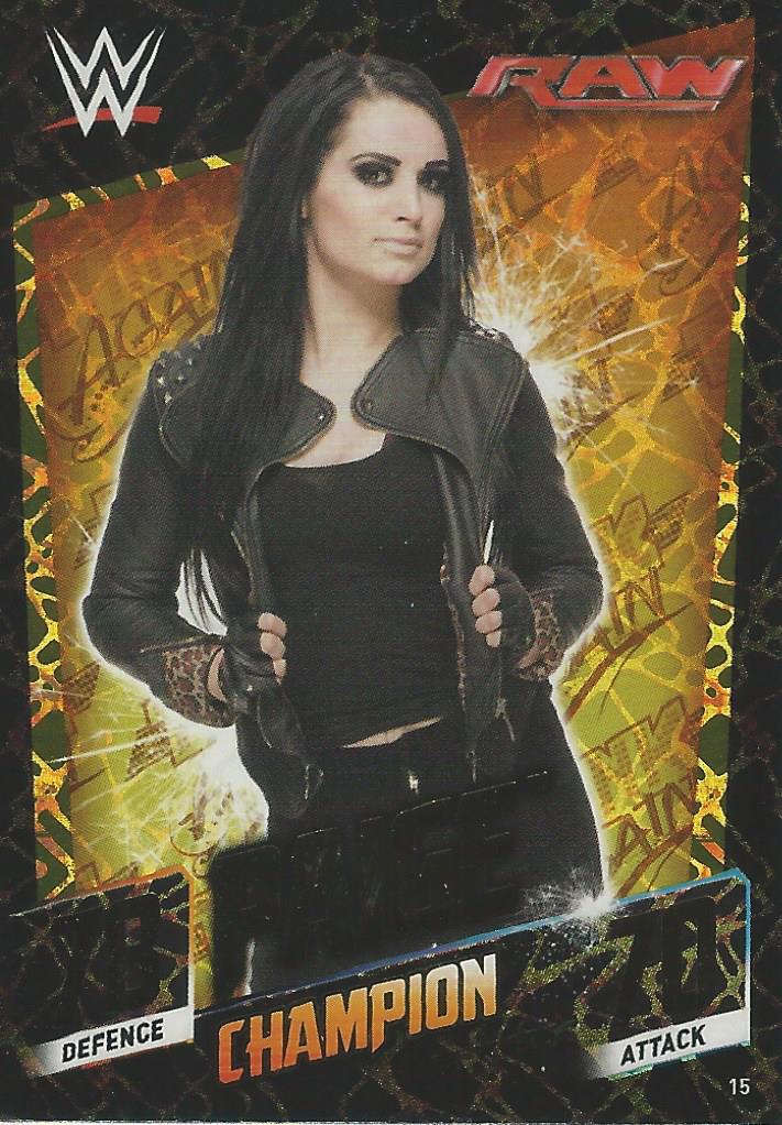 WWE Topps Slam Attax 2015 Then Now Forever Paige Champion #15