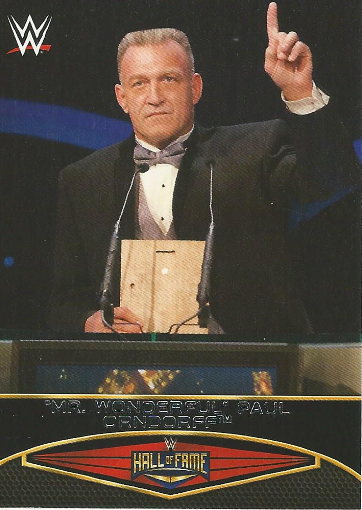 WWE Topps Road to Wrestlemania 2015 Paul Orndorff 15 of 30 trading card PW Catalog