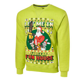 Bray Wyatt "Firefly Funhouse" Ugly Holiday Sweatshirt Sweatshirt PW Catalog