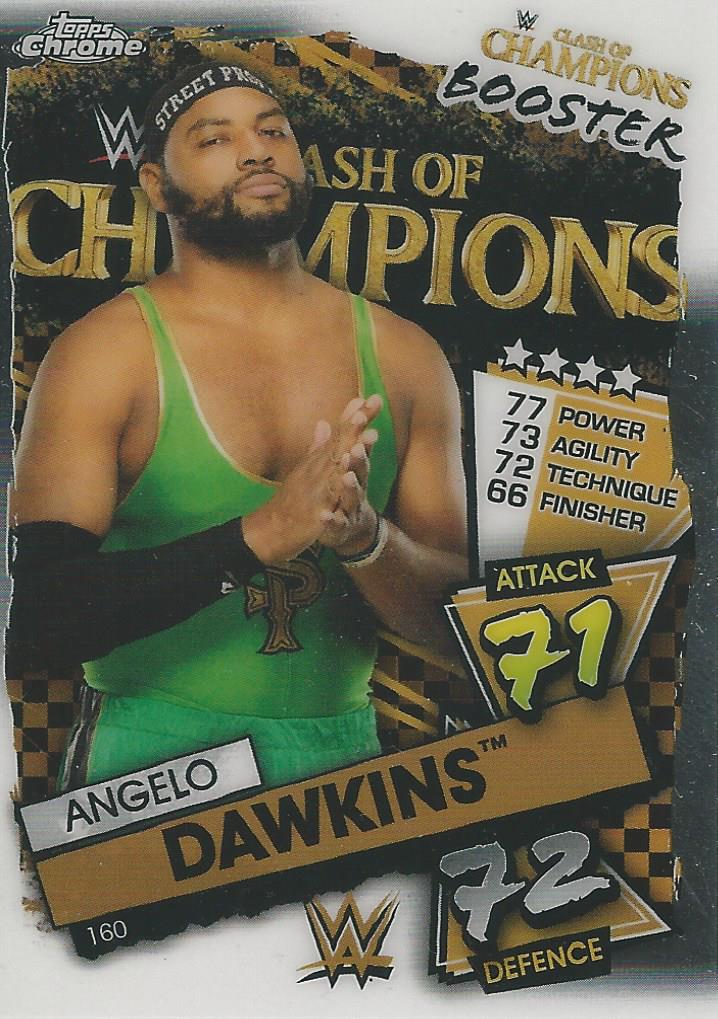 WWE Topps Slam Attax Chrome 2021 Angelo Dawkins #160