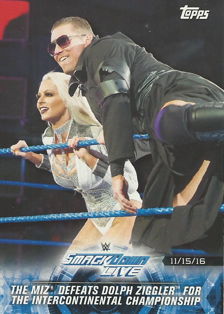 WWE Topps Road to Wrestlemania 2018 Miz and Maryse #60