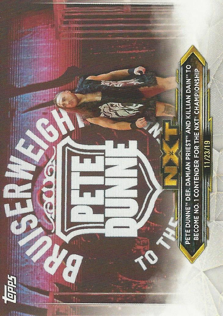 WWE Topps NXT 2020 Pete Dunne #60