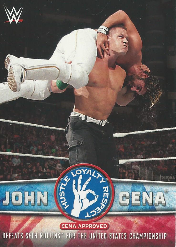 WWE Topps Then Now Forever 2017 John Cena 40 of 40