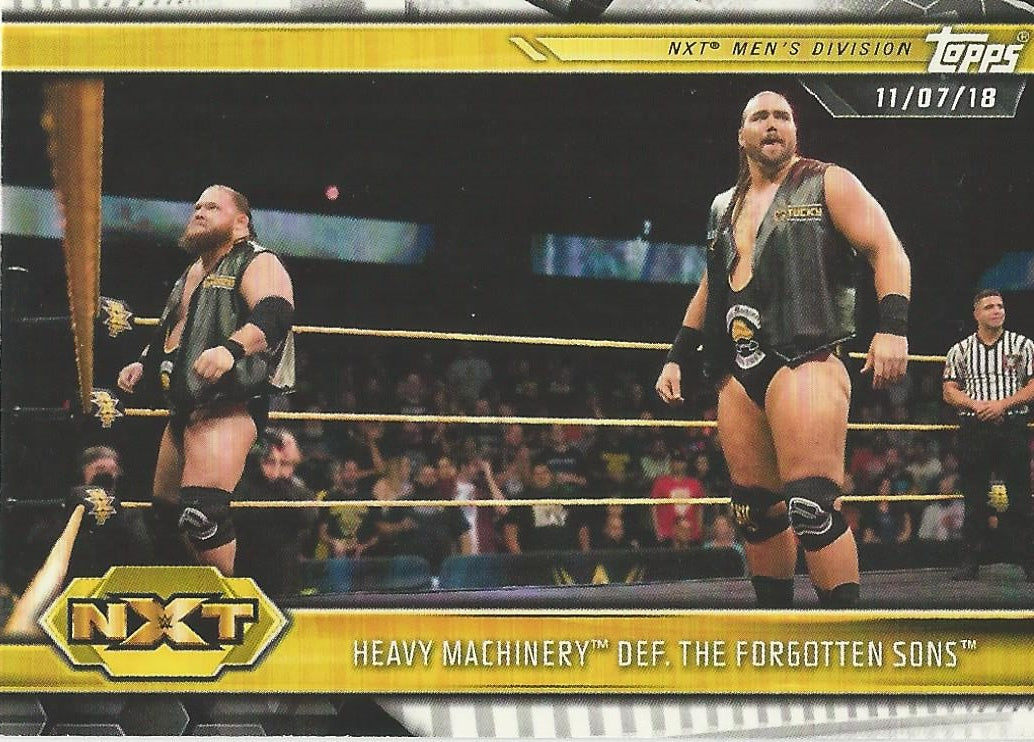 WWE Topps NXT 2019 Otis and Tucker #61