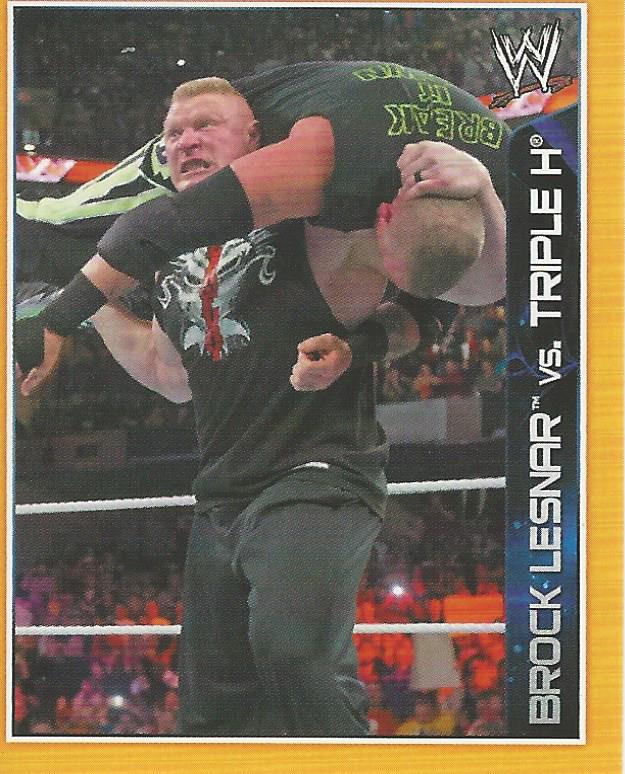 WWE Topps A-Z Sticker Collection 2014 Brock Lesnar #163