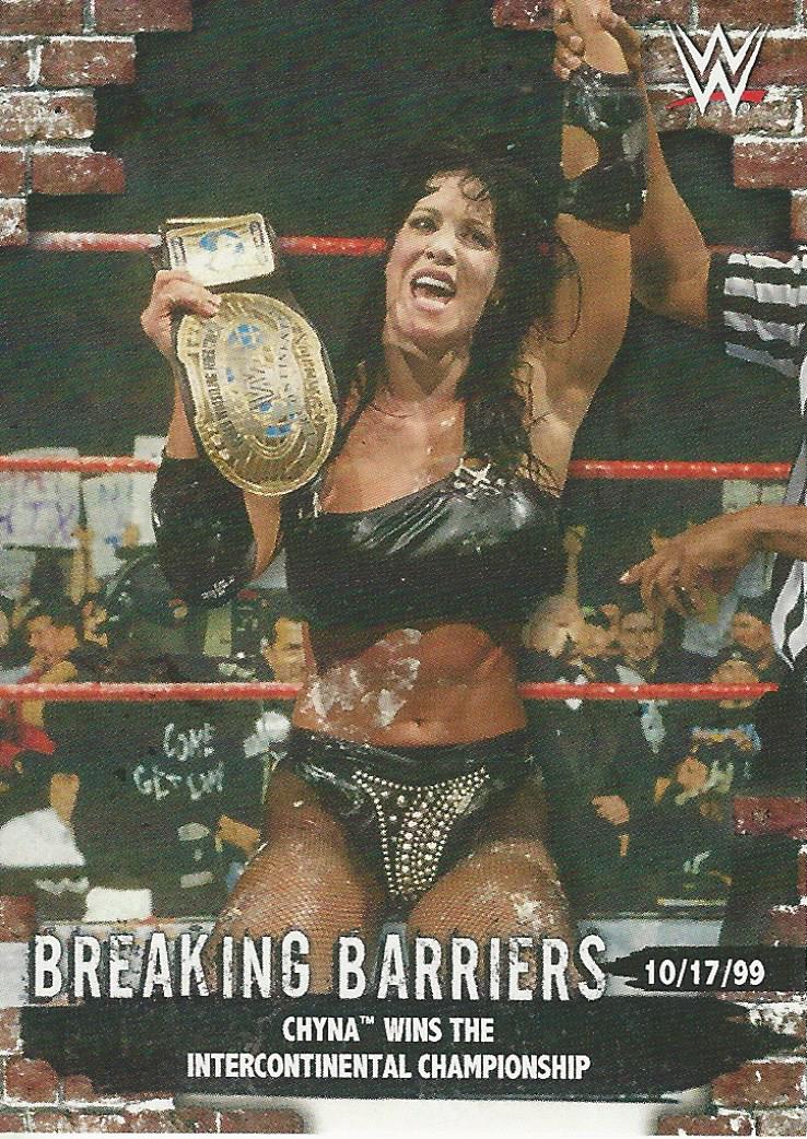 WWE Topps Women Division 2020 Chyna BB-4 trading card PW Catalog