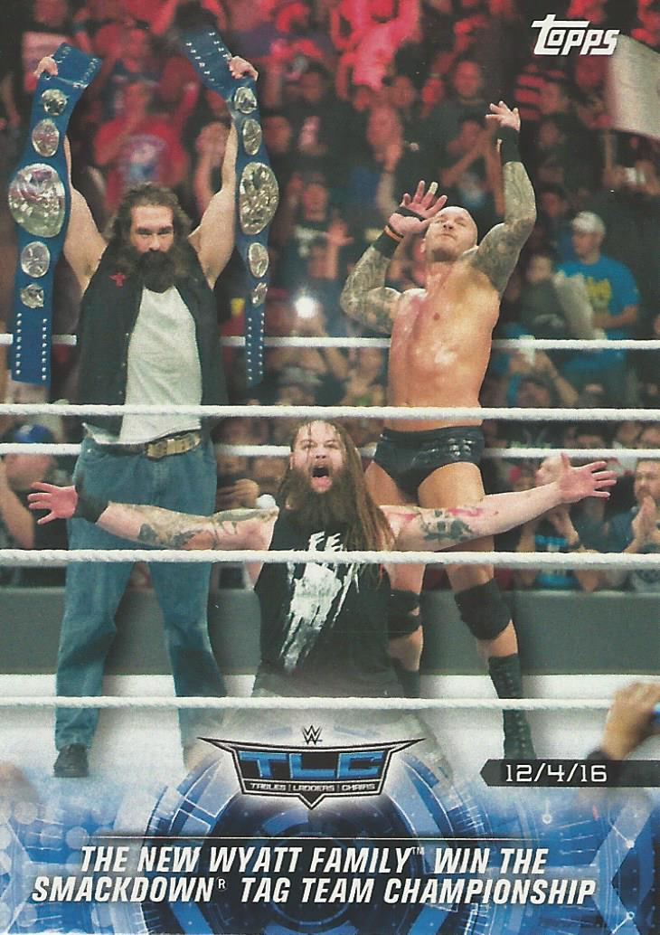WWE Topps Road to Wrestlemania 2018 Bray Wyatt Randy Orton and Luke Harper #64