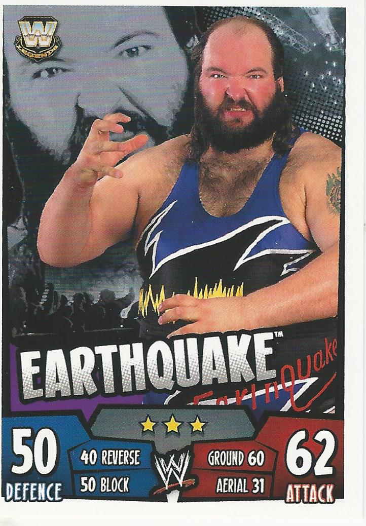 WWE Topps Slam Attax Rumble 2011 Earthquake #165