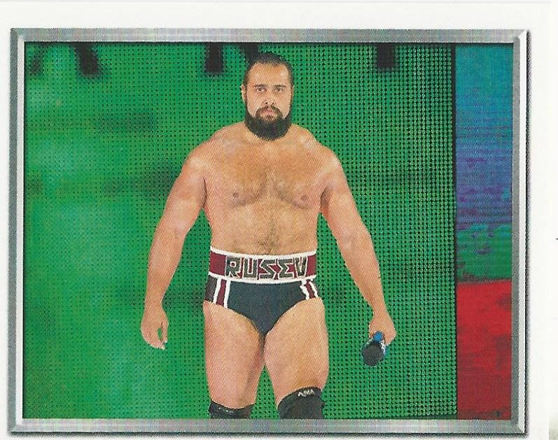 WWE Topps 2018 Stickers Rusev #166
