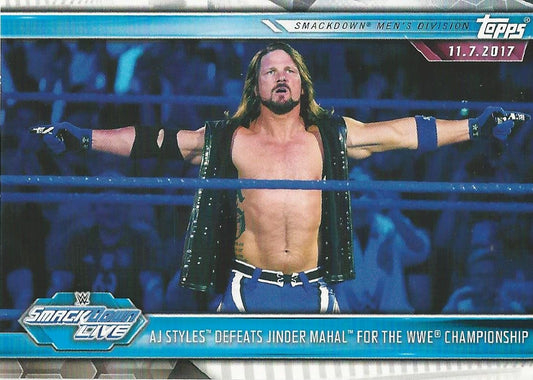 WWE Topps Champions 2019 AJ Styles #67