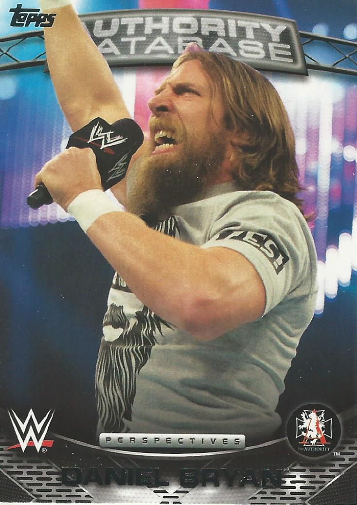 WWE Topps 2016 Daniel Bryan 18A trading card PW Catalog