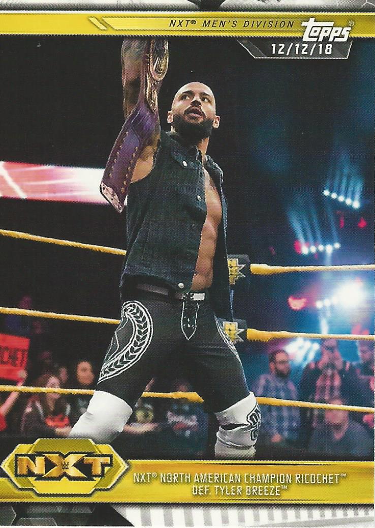 WWE Topps NXT 2019 Ricochet #68
