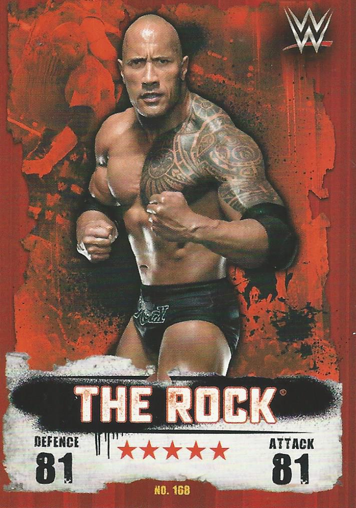 WWE Topps Slam Attax Takeover 2016 The Rock #168