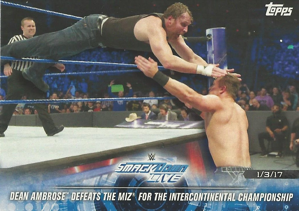 WWE Topps Road to WrestleMania 2018 Dean Ambrose #69