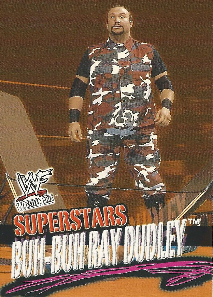 WWF Fleer Wrestlemania 2001 Bubba Ray Dudley #16