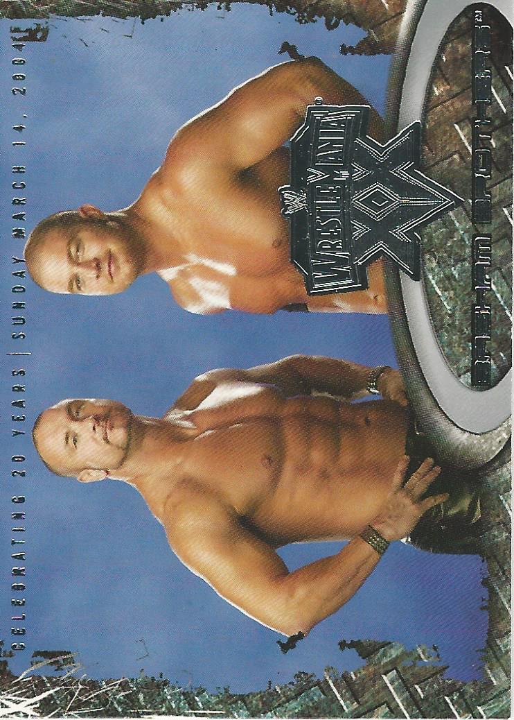 WWE Fleer Wrestlemania XX 2004 Basham Brothers #16