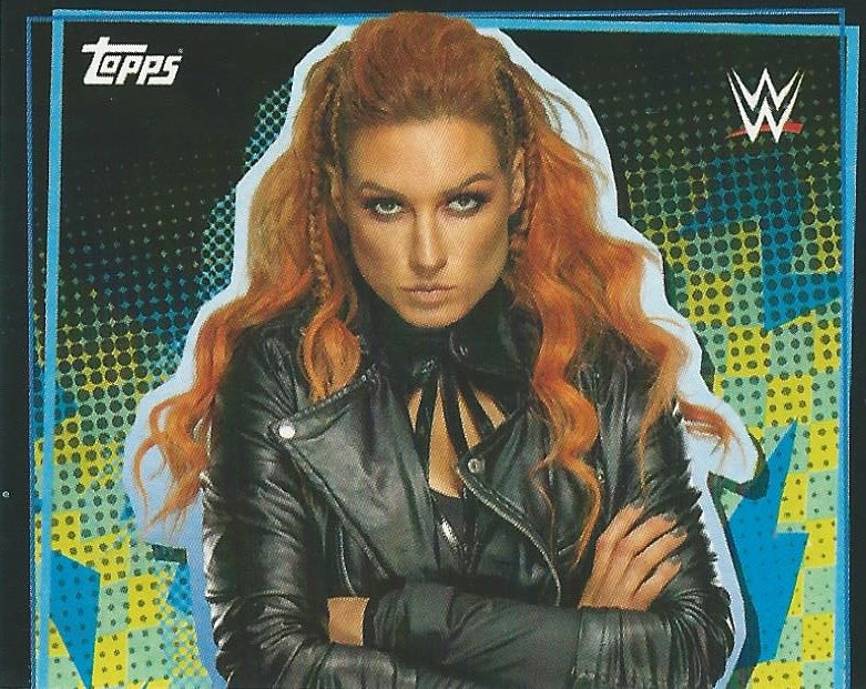 WWE Topps Road to WrestleMania Stickers 2021 Becky Lynch #16
