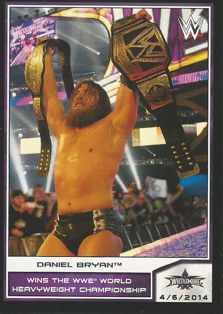 WWE Topps Road to Wrestlemania 2014 Daniel Bryan #110