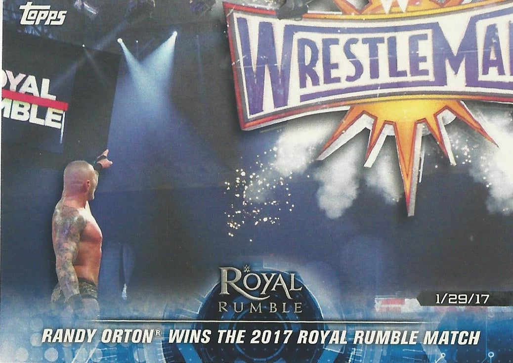 WWE Topps Road to WrestleMania 2018 Randy Orton #71