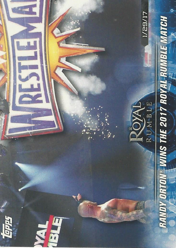 WWE Topps Road to Wrestlemania 2018 Randy Orton #71